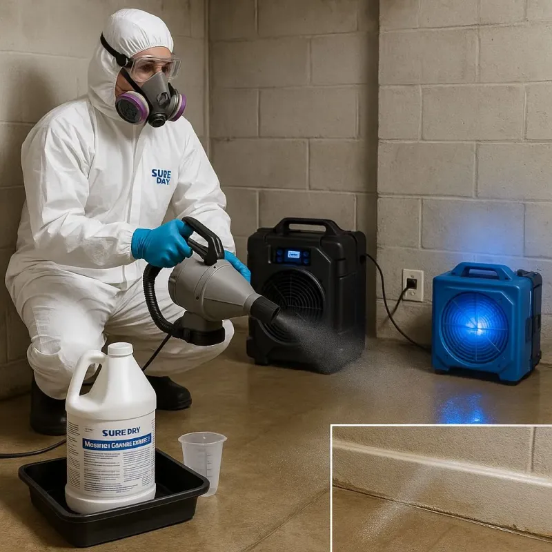 Sanitization and Odor Removal process in Pinewood, FL